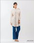 Printed Button-Up Below-Hip Top 62292
